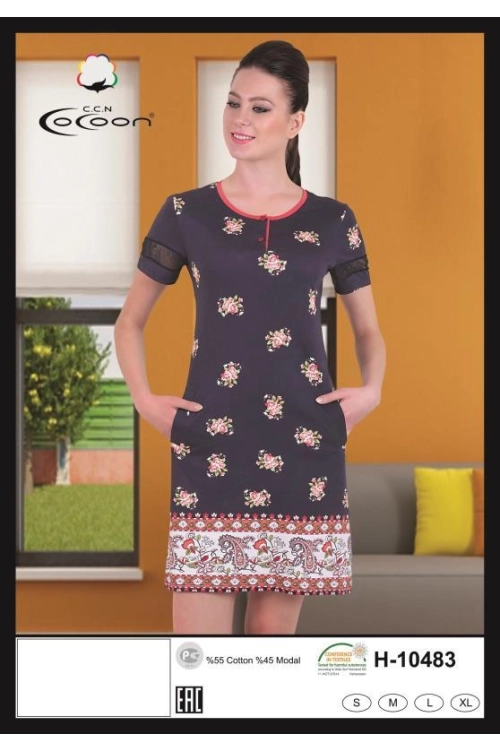 H10483 KISA KOL TUNİK