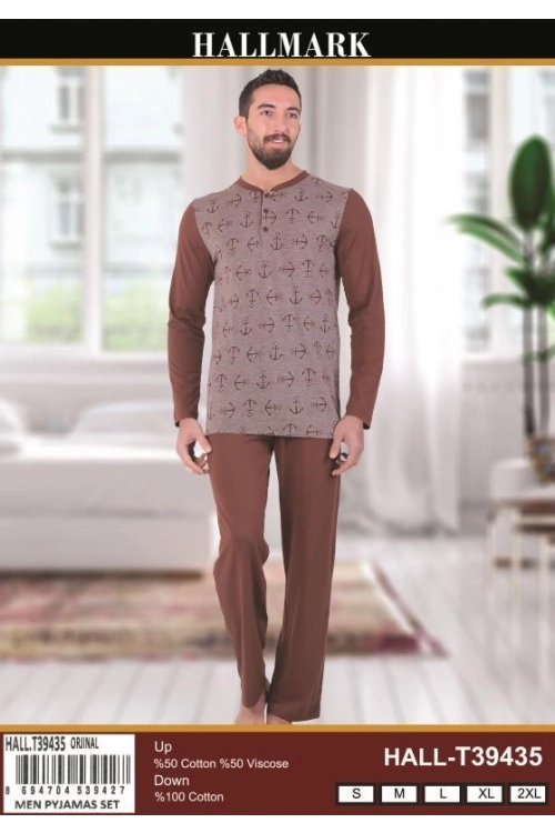 HALL.T39435 MEN PYJAMA SET