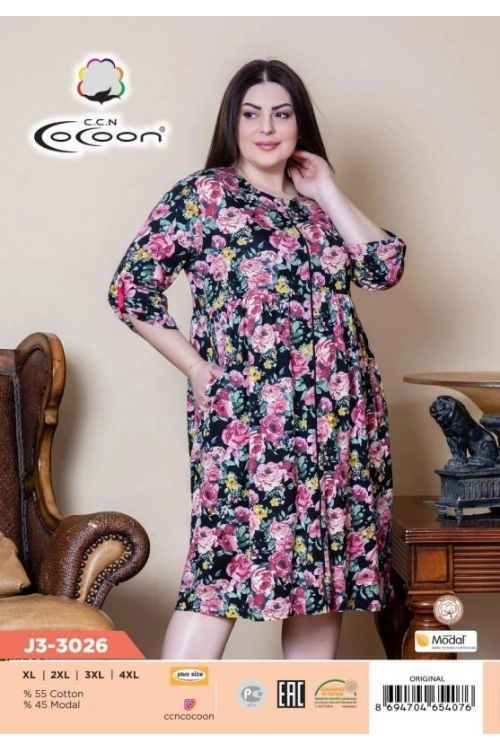 J3-3026 MORNING GOWN