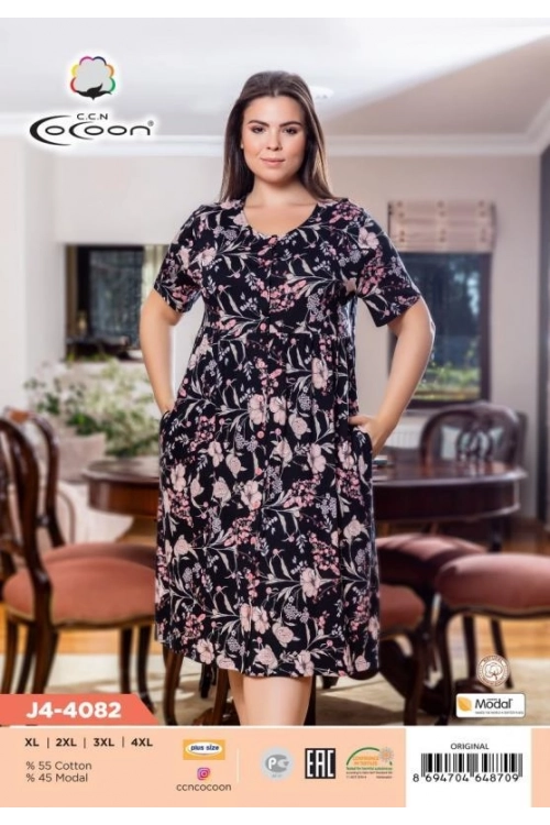 J4-4082 BUTTOM MORNING GOWN