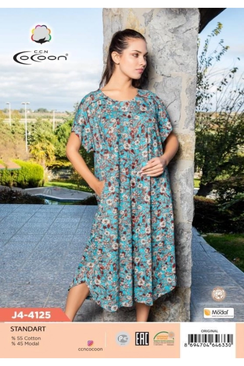 J4-4125 DÜĞMELİ SABAHLIK