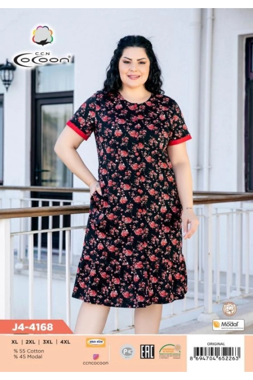 J4-4168 DÜĞMELİ SABAHLIK