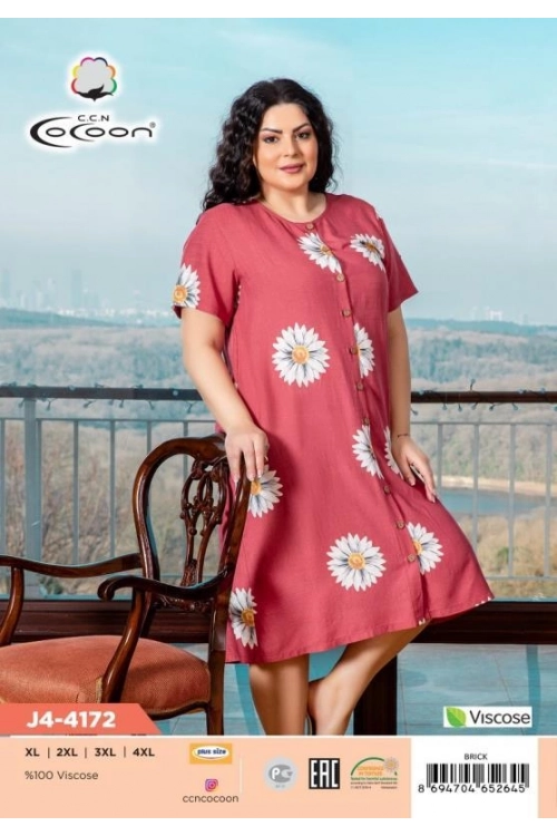 J4-4172 DÜĞMELİ SABAHLIK