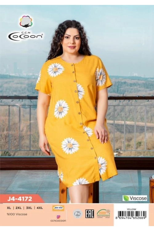 J4-4172 DÜĞMELİ SABAHLIK