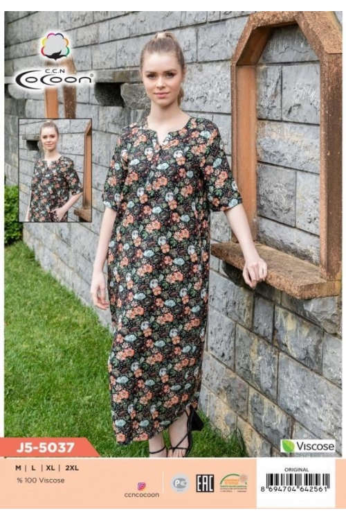J5-5037 MAXİ ELBİSE
