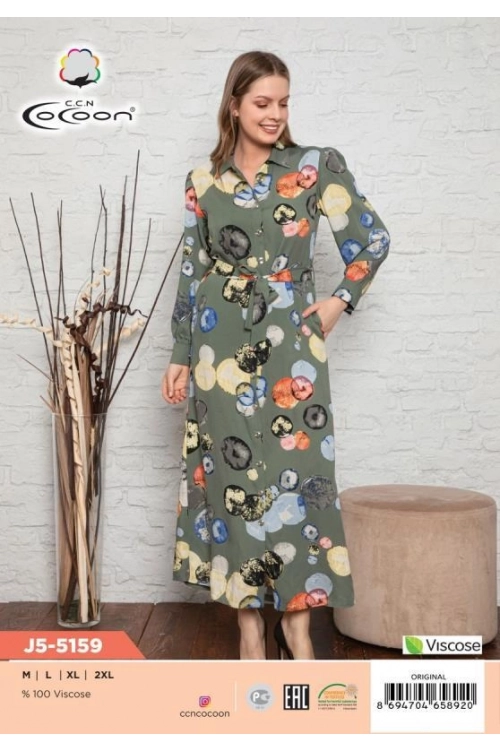 J5-5159 MAXİ ELBİSE