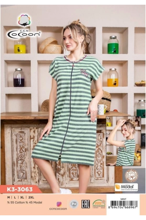 K3-3063 MORNING GOWN