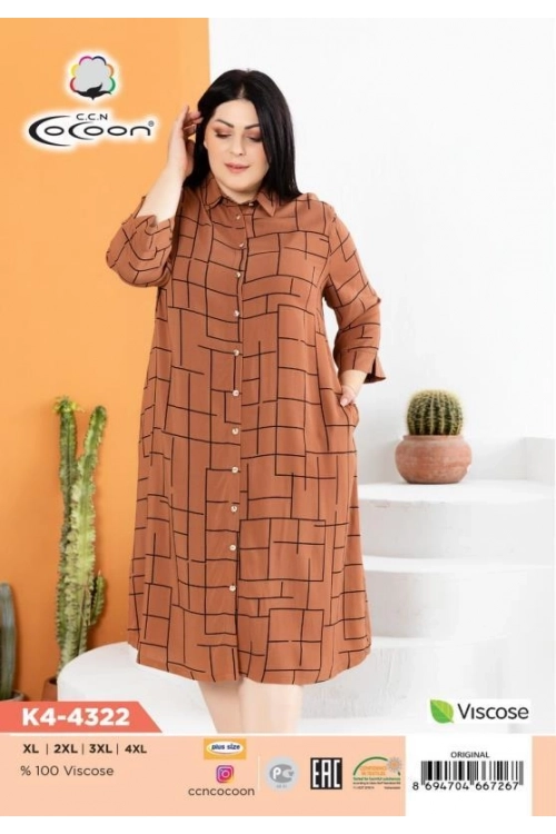 K4-4322 MORNING GOWN