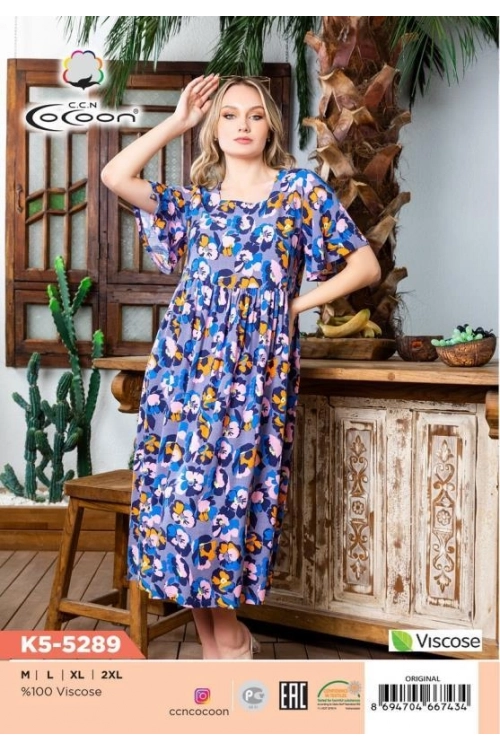 K5-5289 MAXİ ELBİSE