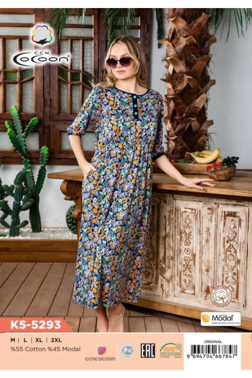 K5-5293 MAXİ ELBİSE