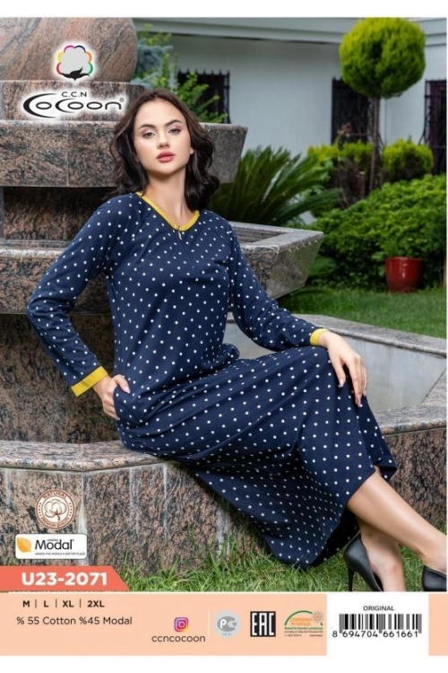 U23-2071 MAXI ELBİSE