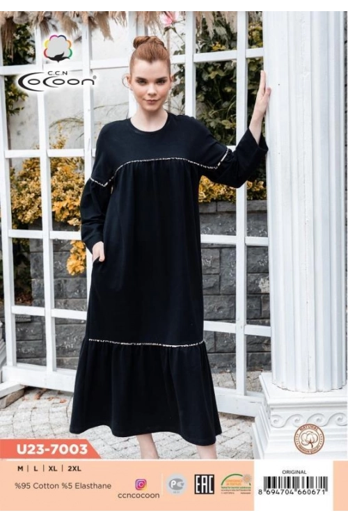 U23-7003 MAXI ELBİSE