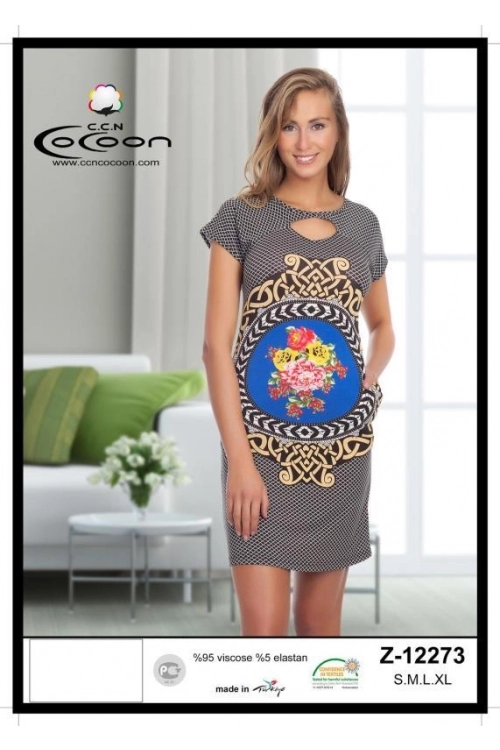 Z12273  ÇIKMA KOL TUNIK - WOMAN TUNIC