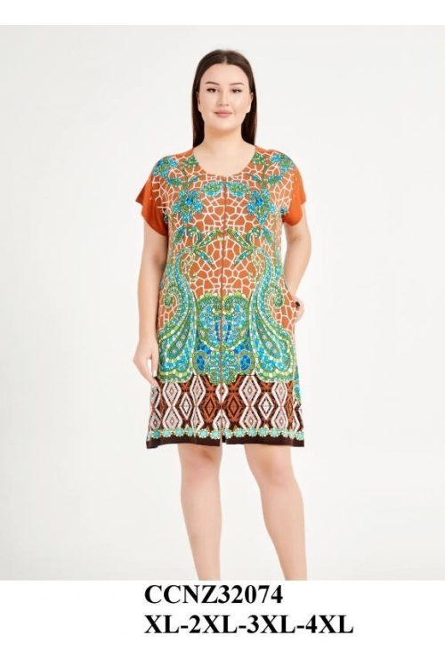 Z32074   SLEEVE ZIPPER WOMAN MORNING GOWN