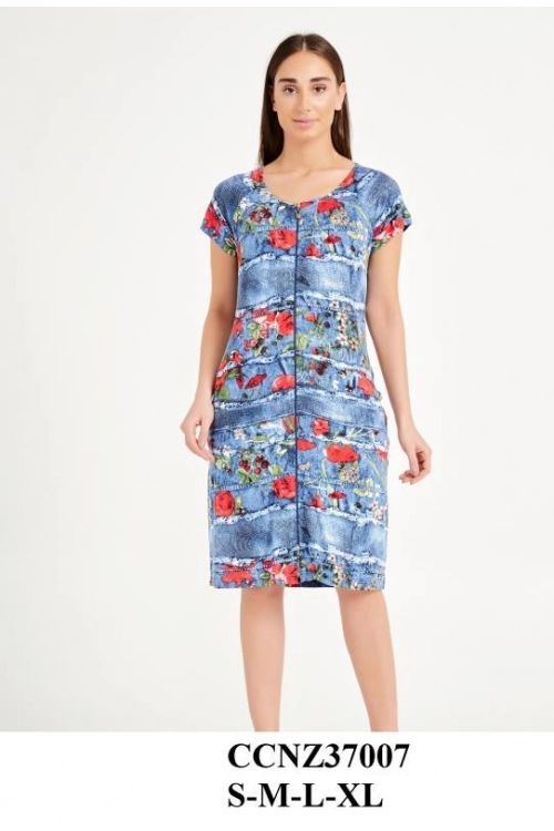 Z37007 REGLAN SLEEVE WOMAN MORNING GOWN