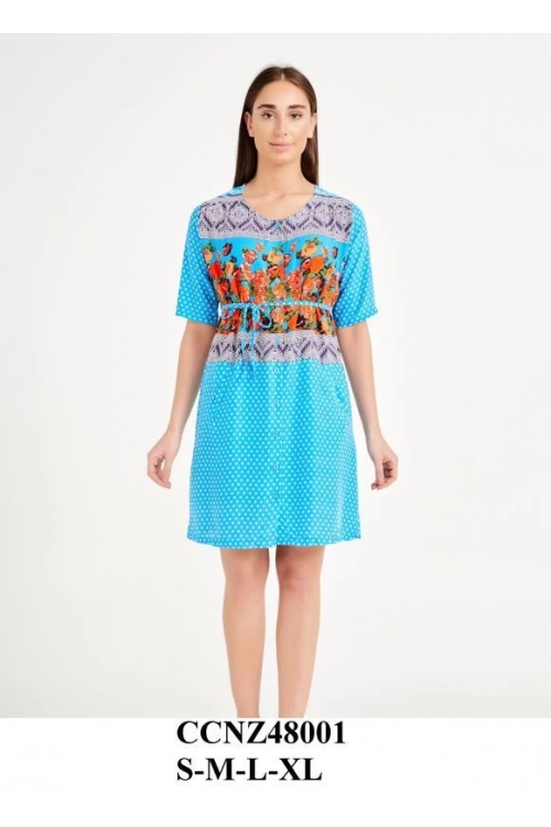 Z48001 YARIM KOL DÜĞ SABAHLIK - WOMAN MOORNING GOWN