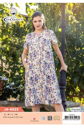 J4-4023 DÜĞMELİ SABAHLIK