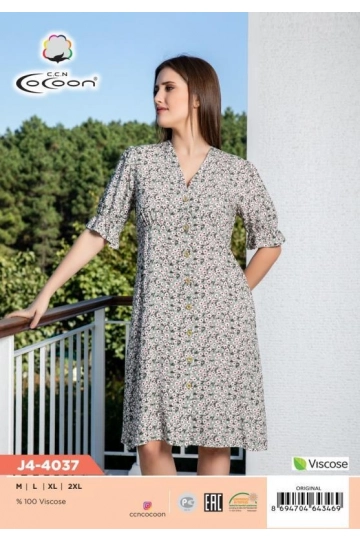 J4-4037 DÜĞMELİ SABAHLIK