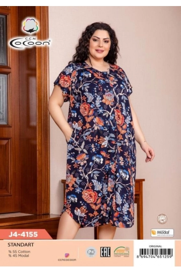 J4-4155 DÜĞMELİ SABAHLIK