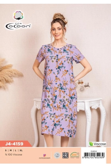 J4-4159 DÜĞMELİ SABAHLIK