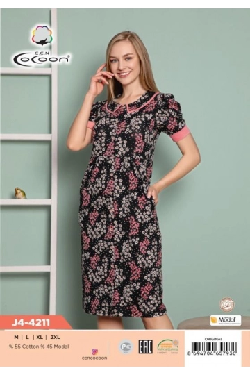 J4-4211 DÜĞMELİ SABAHLIK