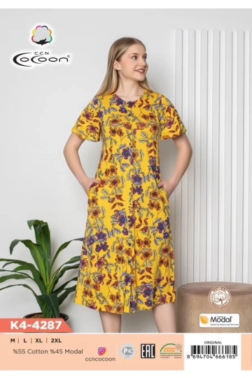 K4-4287 MORNING GOWN