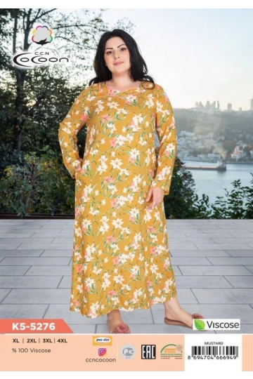 K5-5276 MAXİ ELBİSE