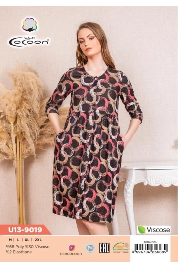 U13-9019 MORNING GOWN