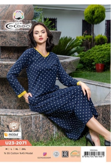 U23-2071 MAXI ELBİSE