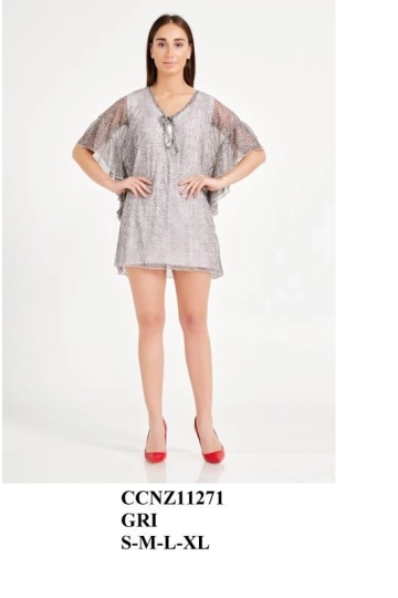 Z11271  PAREO KOLSUZ TUNİK- WOMAN TUNIC