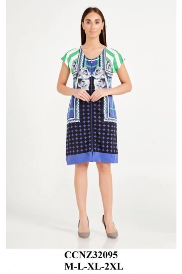 Z32095 SABAHLIK - WOMAN MOORNING GOWN